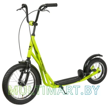 Самокат Novatrack Stamp N1 City Line 16STAMPN1CL.LM20 (неоновый лимон, 2020) 
